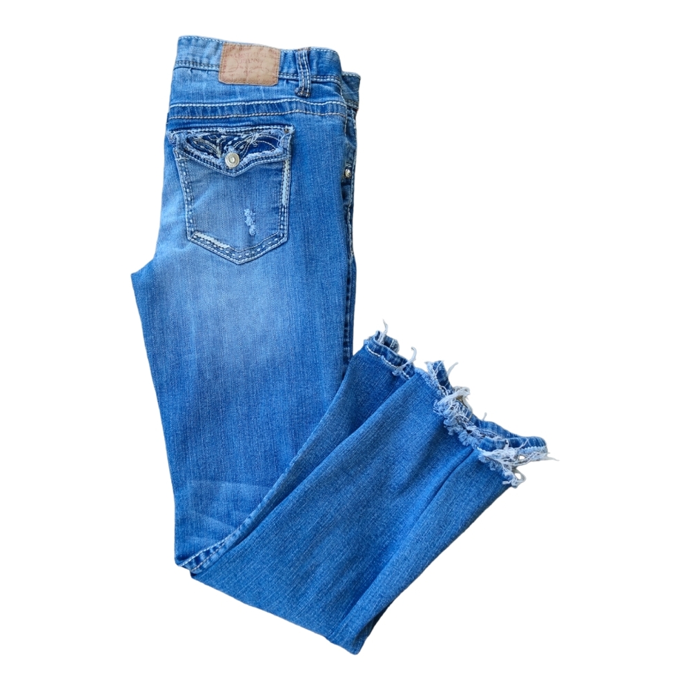 Amethyst jeans womens size 11 Mid rise Boot Cut pants